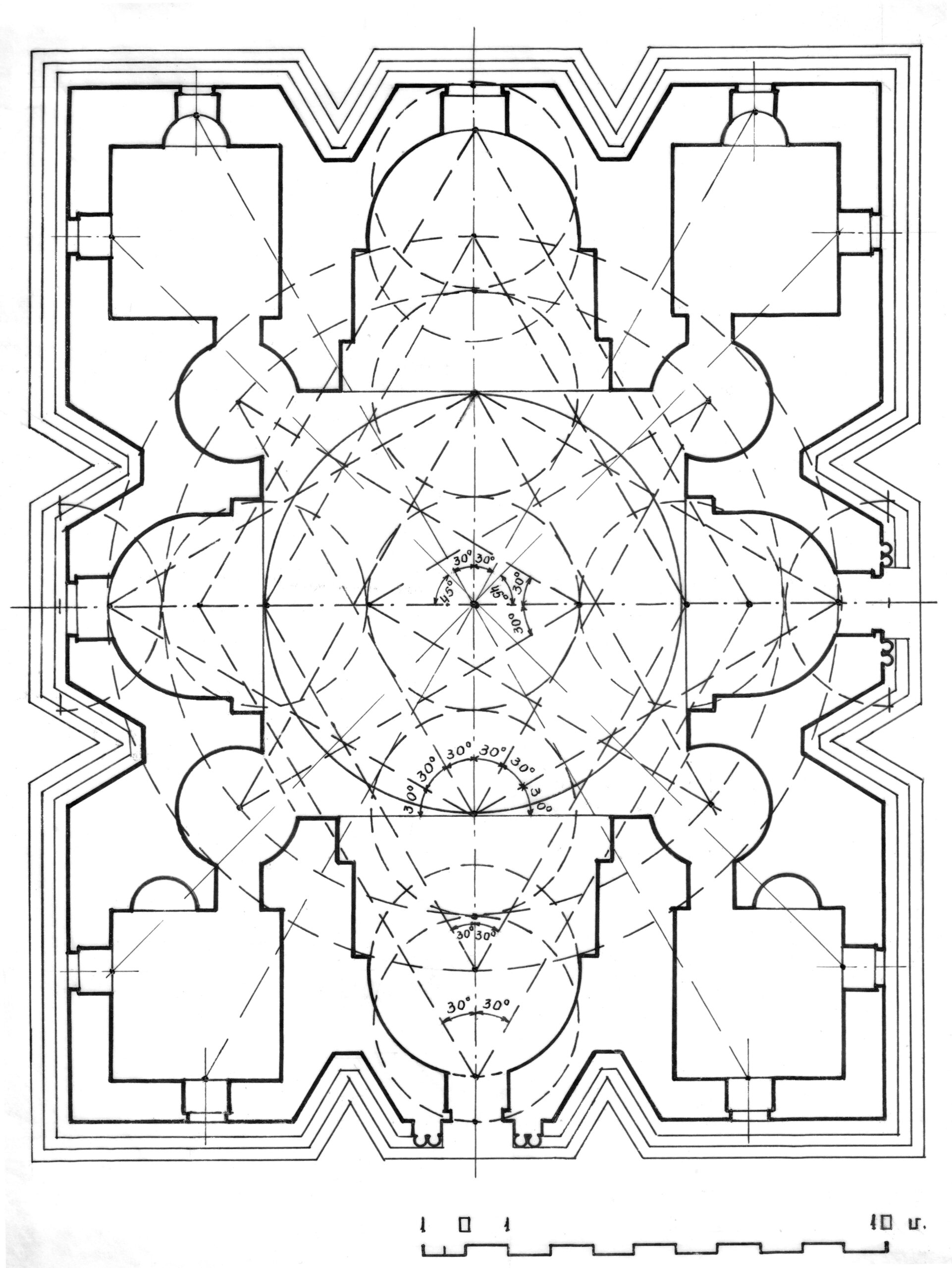 Ավանատիպ տաճարի տիպական հատակագծի ստեղծման կանոնական համակարգը